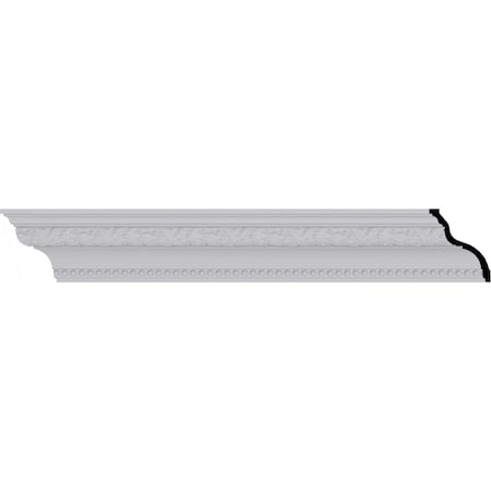 Ekena Millwork 4 1/2"H x 3 3/4"P x 6"F x 94 1/2"L Dublin Crown Moulding MLD04X03X06DU